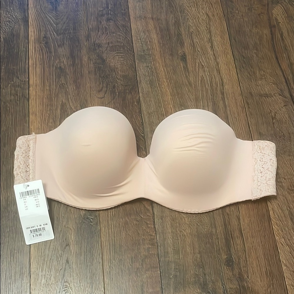 Chantelle Cream Strapless Bra Seamless Design
